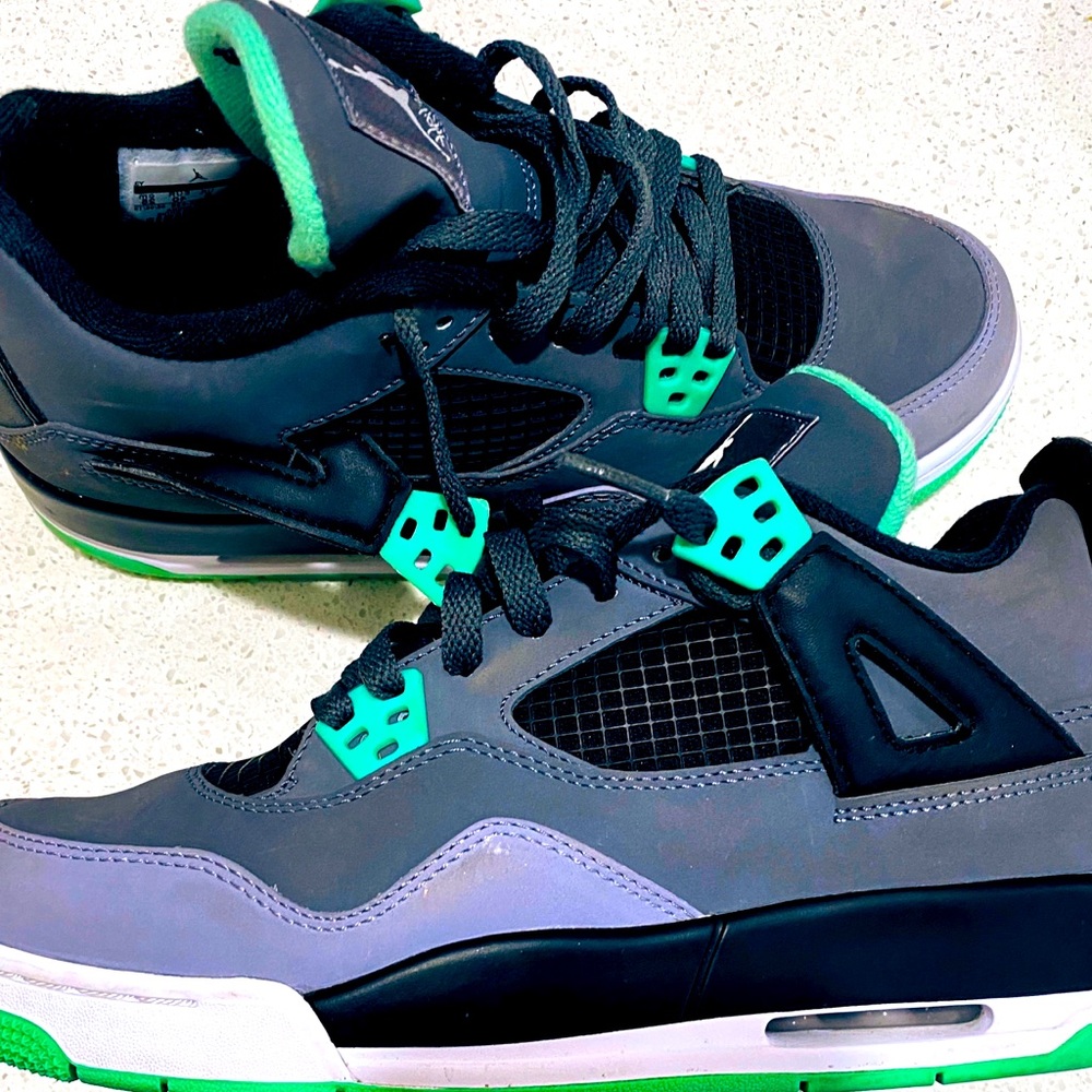 Three pair of boy Jordan’s.